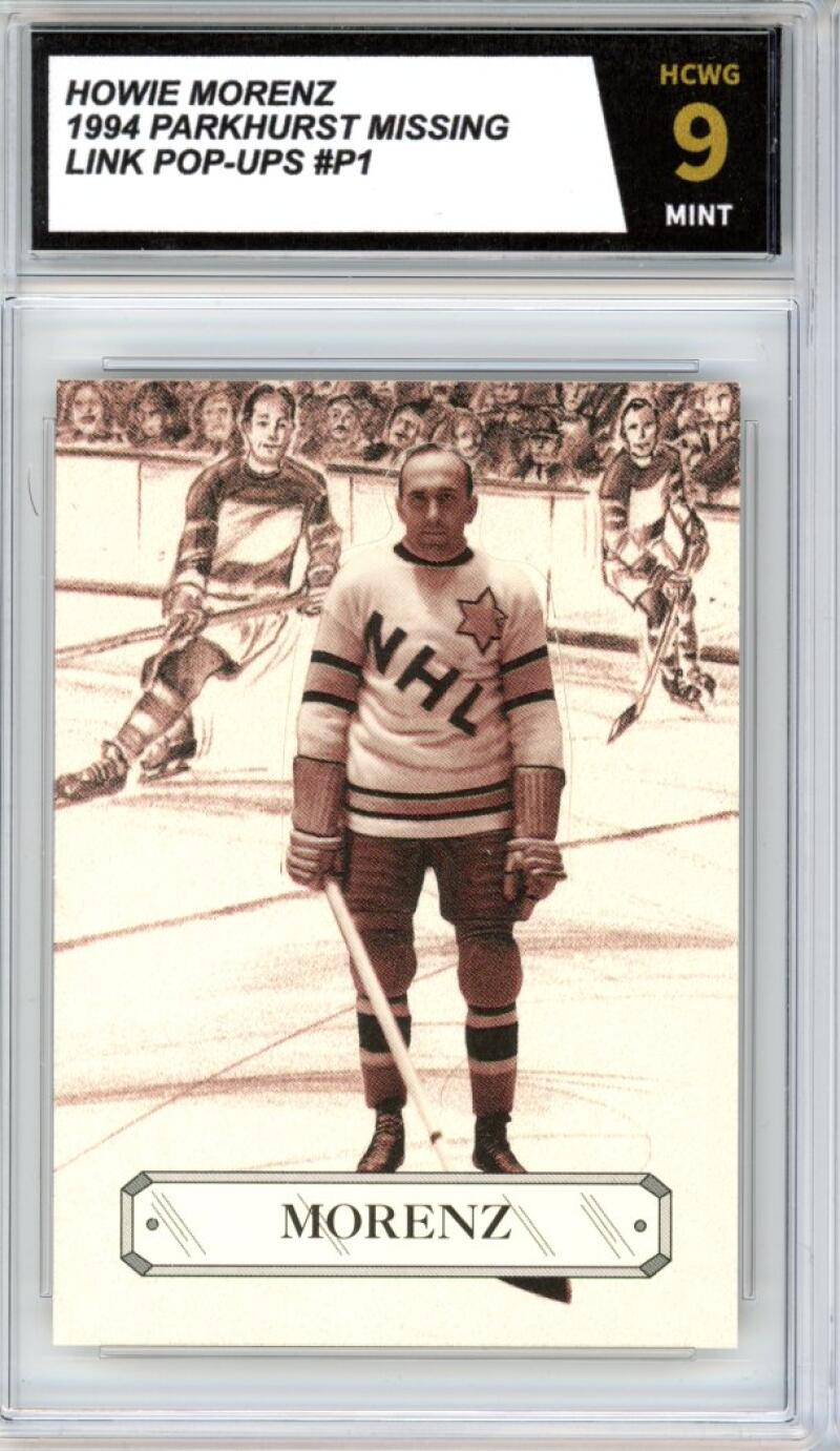 1994 Parkhurst Missing Link Pop-Ups #P1 Howie Morenz Graded Hockey HCWG 9 Image 1