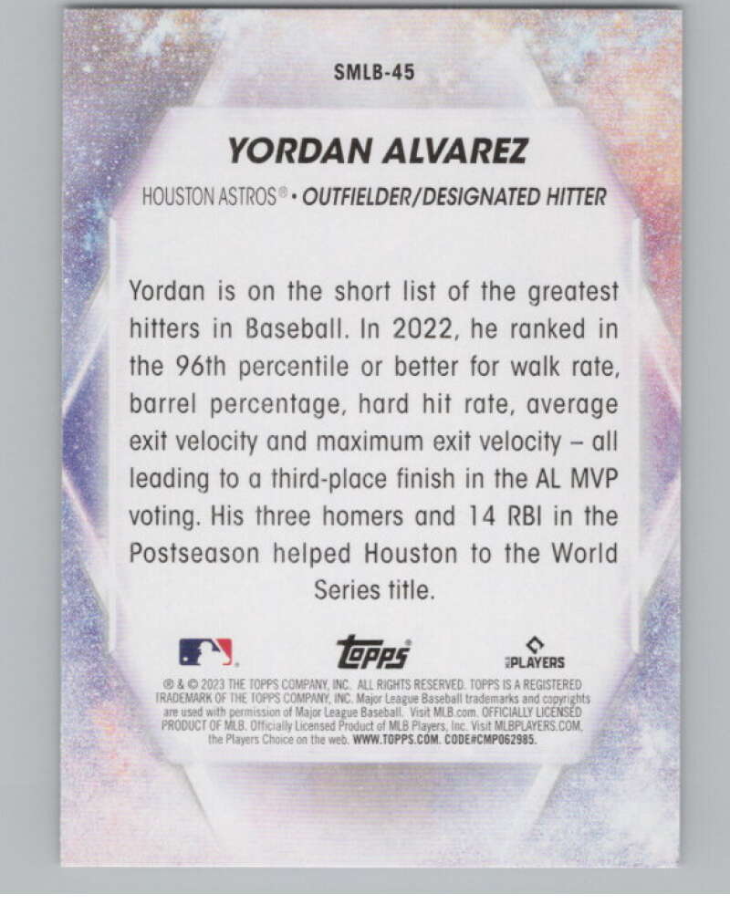 2023 Topps Stars of the MLB #SMLB-53 Kyle Schwarber V98104 Image 2