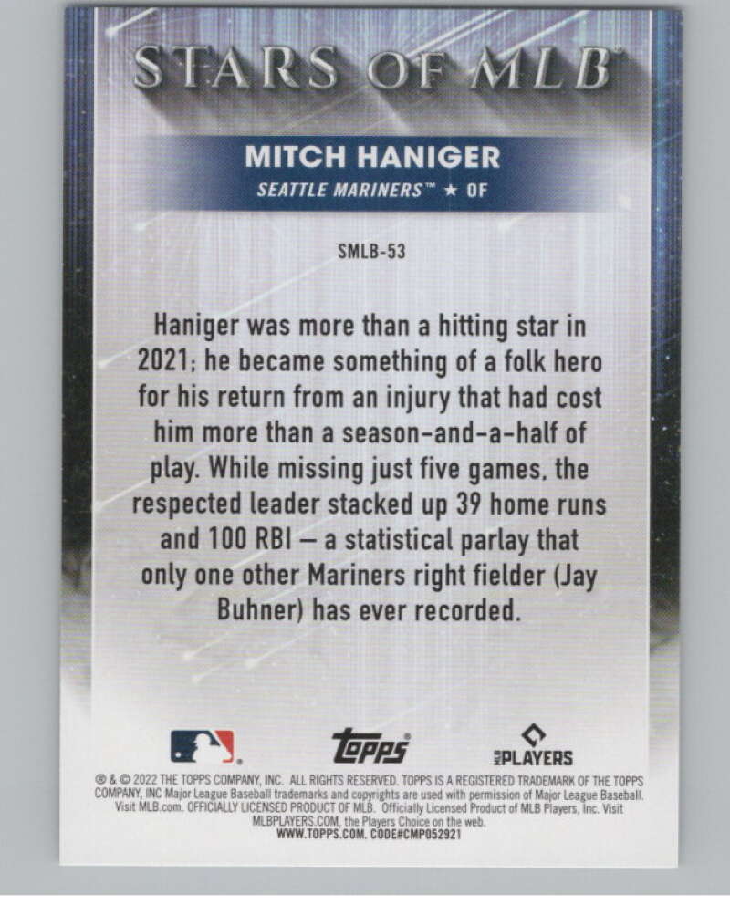 2022 Topps Stars of MLB #SMLB-56 Randy Arozarena V98107 Image 2