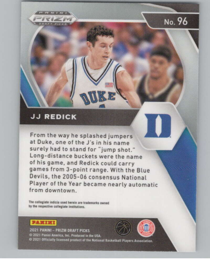 2021-22 Panini Prizm Draft Picks #96 JJ Redick V98192 Image 2
