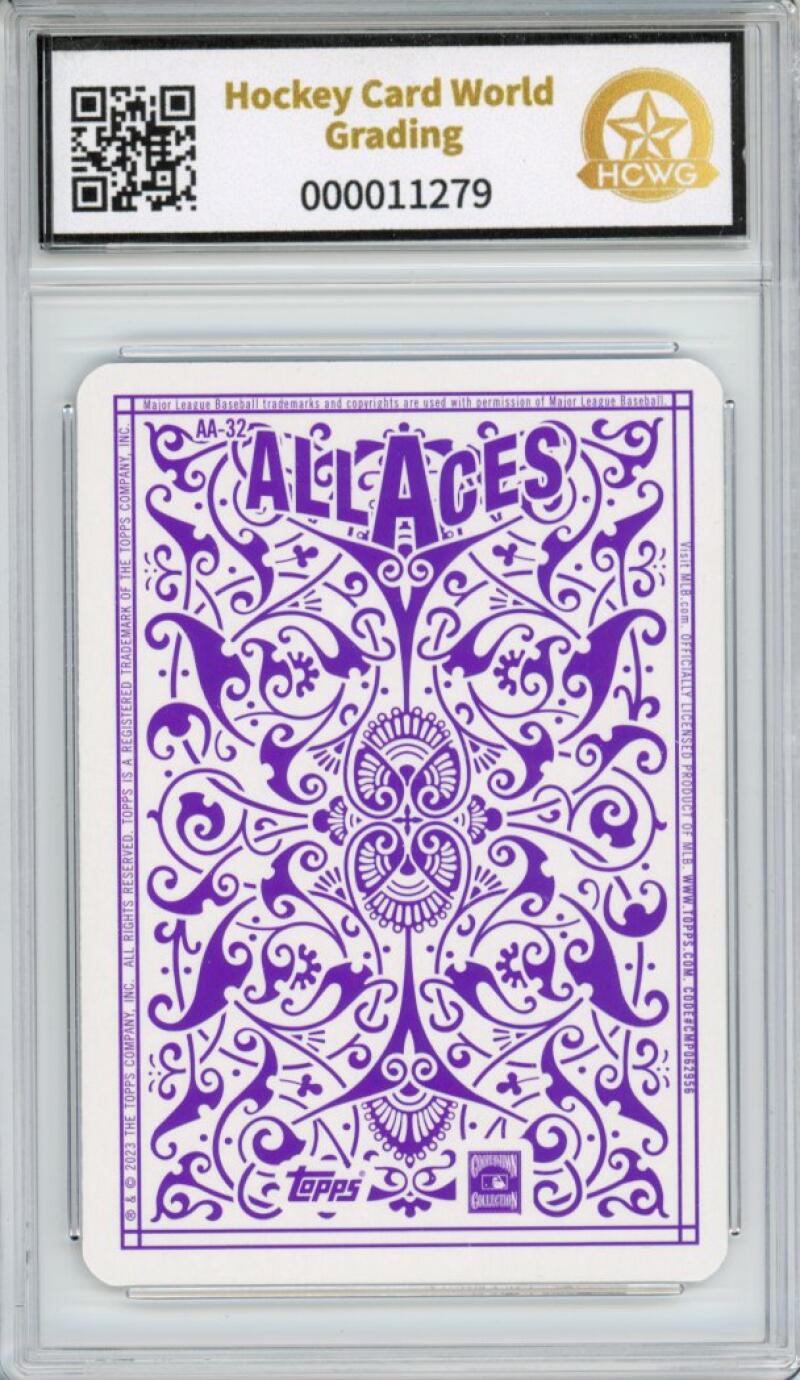 2023 Topps All Aces #AA32 Nolan Ryan Graded Mint HCWG 9 Image 2