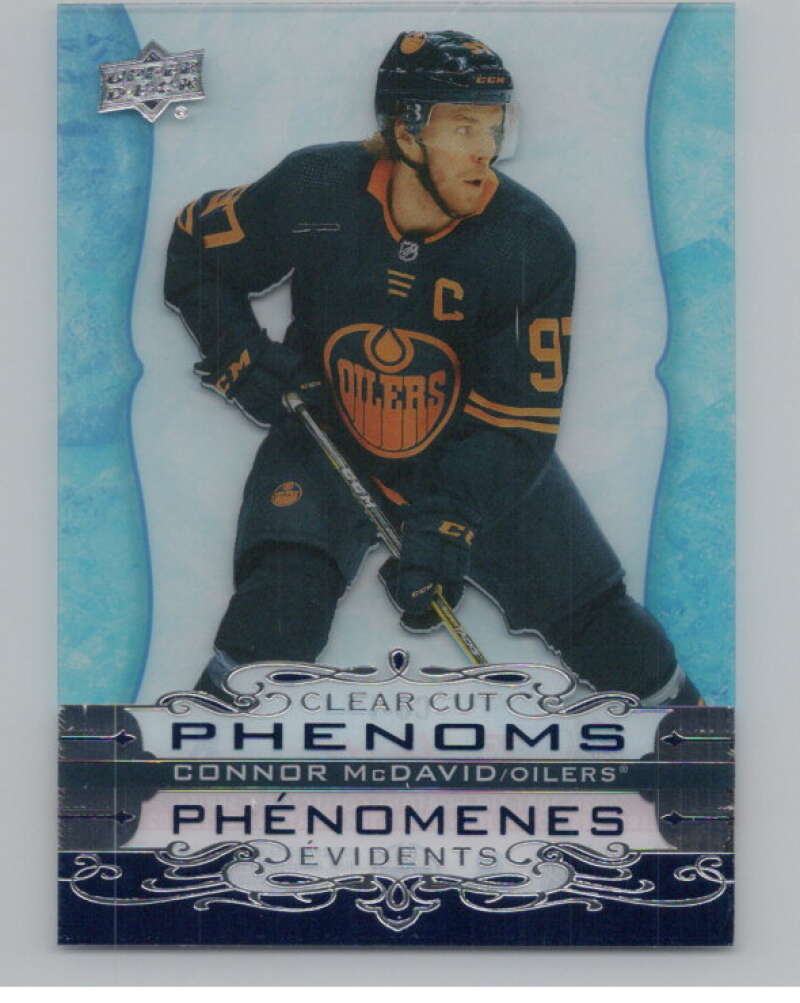 2020-21 Upper Deck Tim Hortons Clear Cut Phenoms Connor McDavid V98195 Image 1