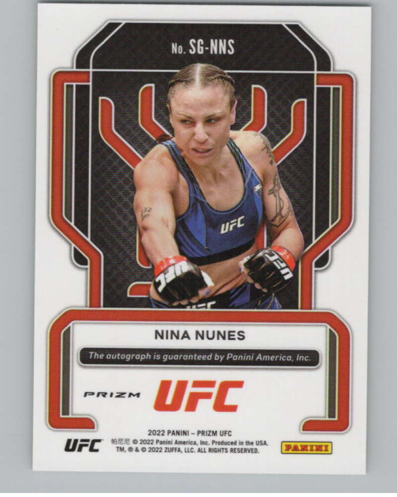 2022 Panini Prizm Signatures Prizms Green Nina Nunes Auto V98207 Image 2