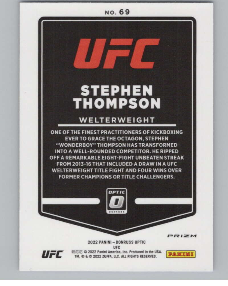 2022 Donruss Optic Blue Velocity #69 Stephen Thompson V98233 Image 2