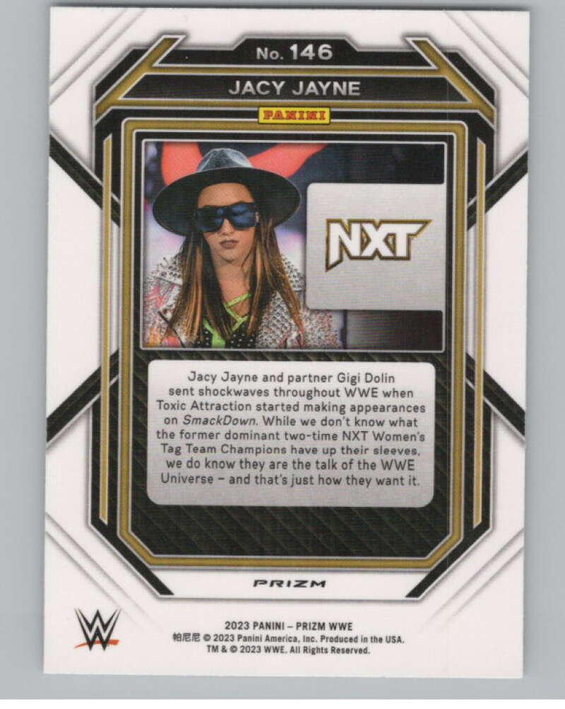 2023 Panini Prizm Vertical Prizms Ice #146 Jacy Jayne WWE V98275 Image 2