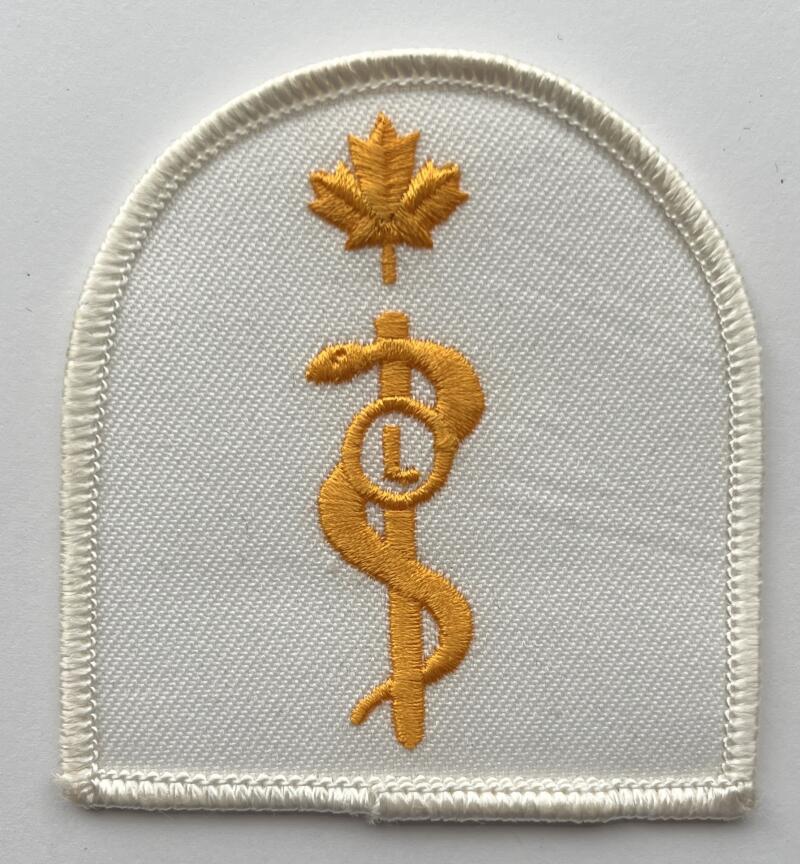 Canadian Military Navy Trades Insignia Flash Badge Vintage Patch 3"x3" Image 1