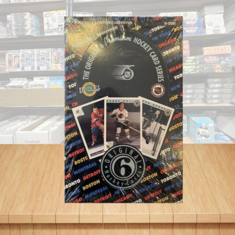 1992-93 Ultimate Original 6 NHL Hobby Sealed Box - 36 Packs Image 1
