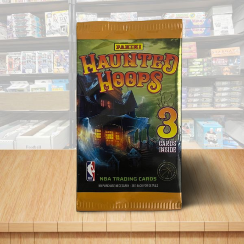 2023-24 Panini Hoops Haunted Basketball Sealed Pack - 1 Insert Per Pack Image 1