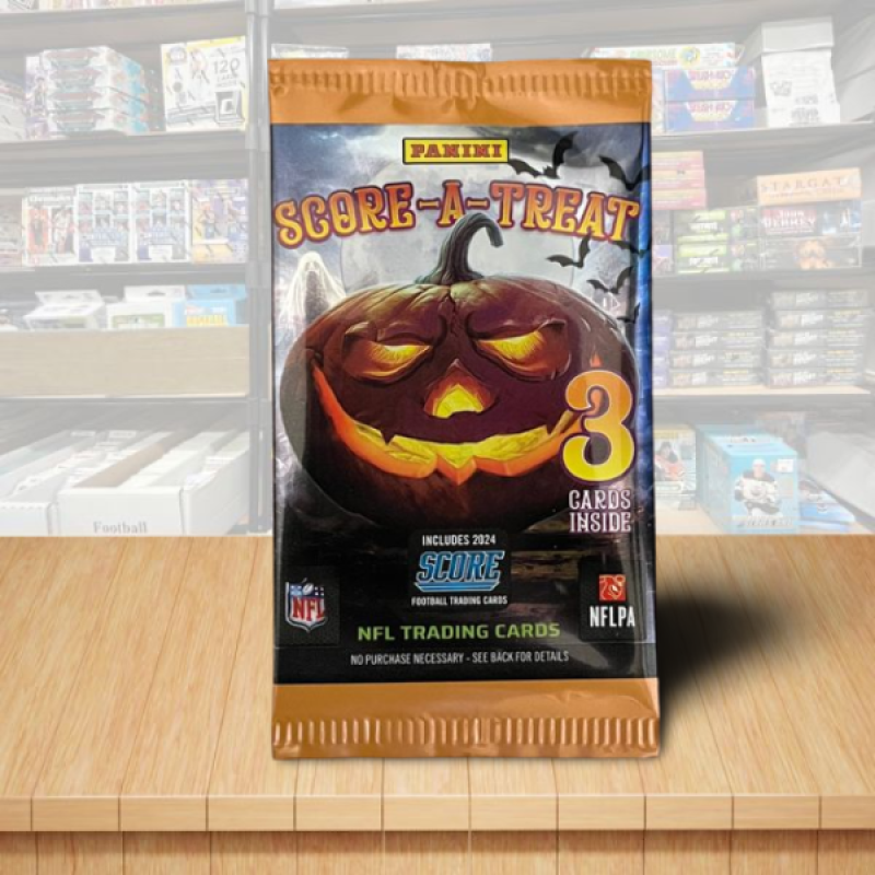 2024 Score Halloween Score-A-Treat Football Sealed Pack - 1 Insert Per Pack Image 1