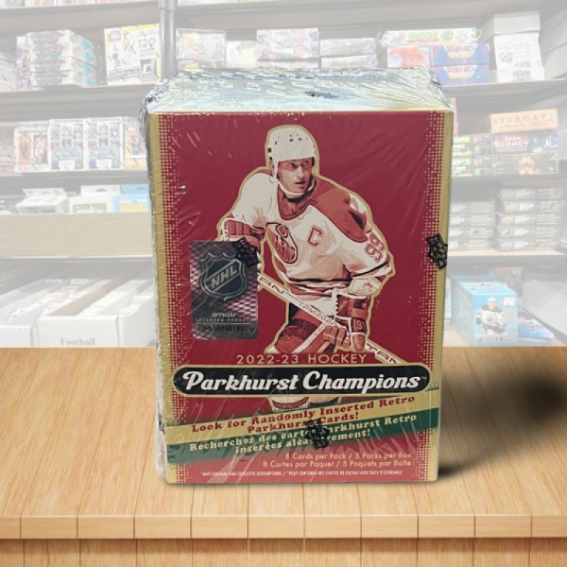 2022-23 Upper Deck Parkhurst Champions Factory Sealed Hockey Blaster Box Image 1