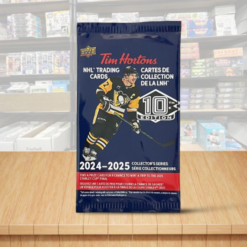 2024-25 Upper Deck Tim Hortons 10th Edition Hockey Hobby Pack - Canadian Exclusive Image 1