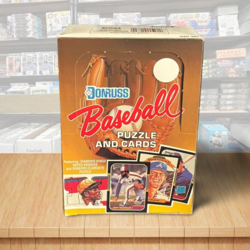 1987 Donruss Baseball Hobby Wax Box - 36 Packs per Box - Fresh From Case Image 1