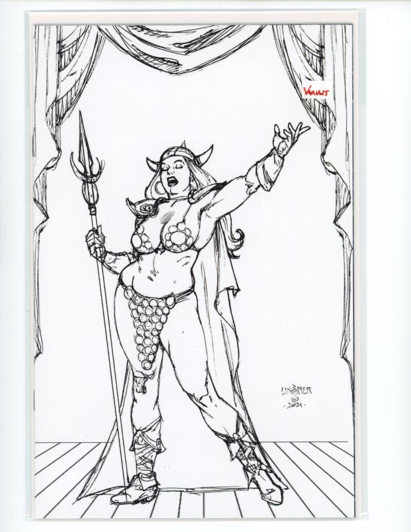 Sonjaversal #6 B&W Michael Linsner Virgin Dynamite Comic Mint VARIANT - B1-43 Image 1