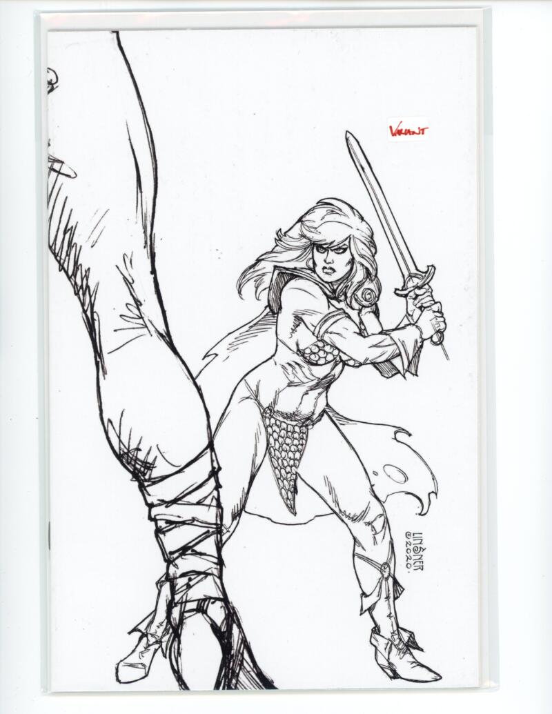 Red Sonja The Superpowers #3 B&W 1:10 Dynamite Comic Mint VARIANT - B1-65 Image 1
