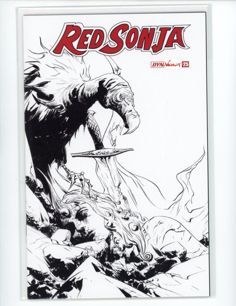 Red Sonja #25 Dynamite Lee B&W 1:30 Comic Mint VARIANT - B1-74 Image 1