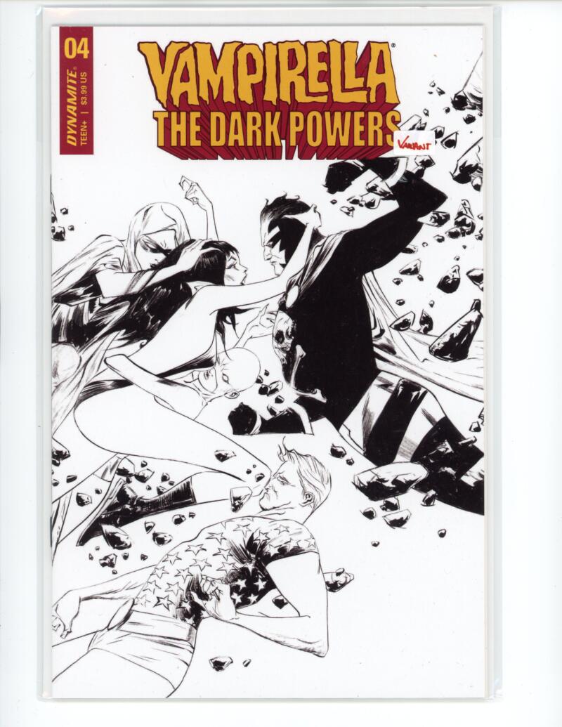 Vampirella Dark Powers #4 B&W Jae Lee Dynamite Comic Mint VARIANT - B1-83 Image 1