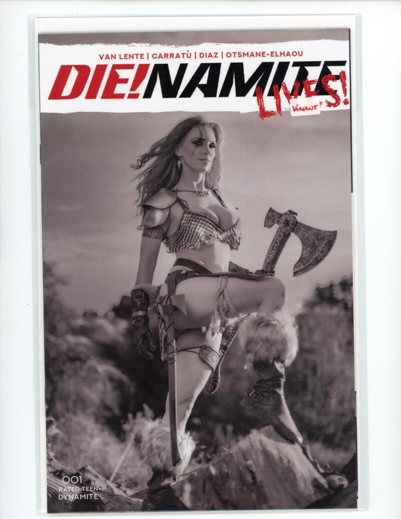 Die!namite Lives #1 B&W Incentive Dynamite Comic Mint VARIANT - B1-106 Image 1