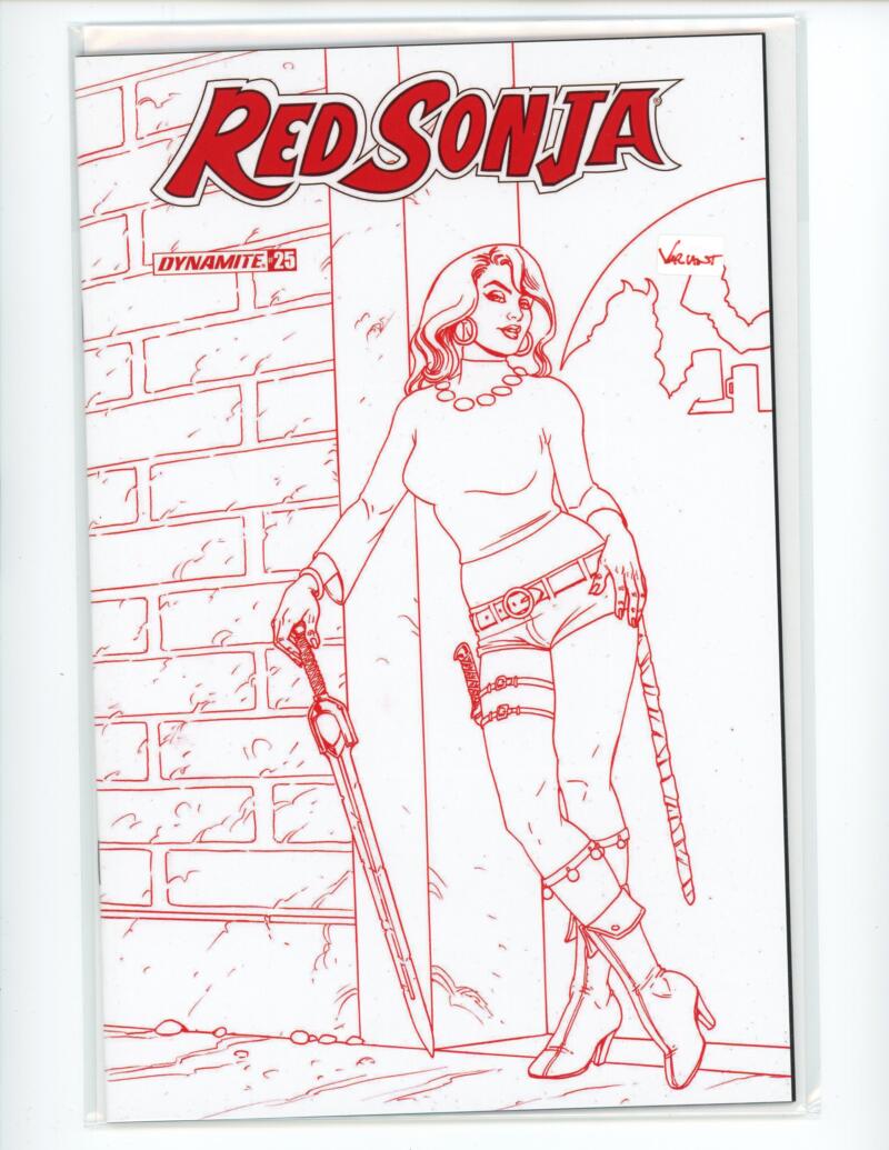 Red Sonja #25 Linsner Red Tint Dynamite Comic Mint VARIANT - B1-110 Image 1