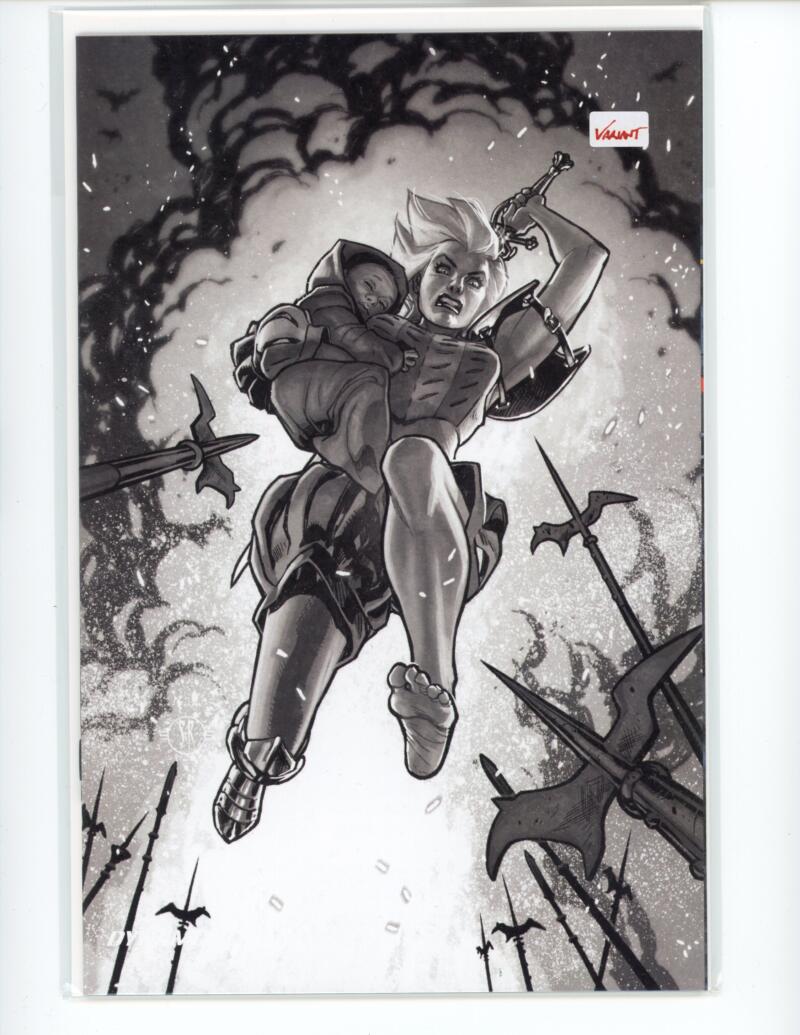 Sacred Six #10 B&W 1:35 Virgin Dynamite Comic Mint VARIANT - B1-111 Image 1