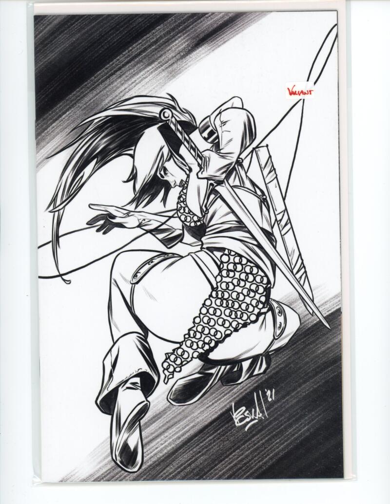 Red Sonja #28 B&W Federici Dynamite Comic Mint VARIANT - B1-113 Image 1