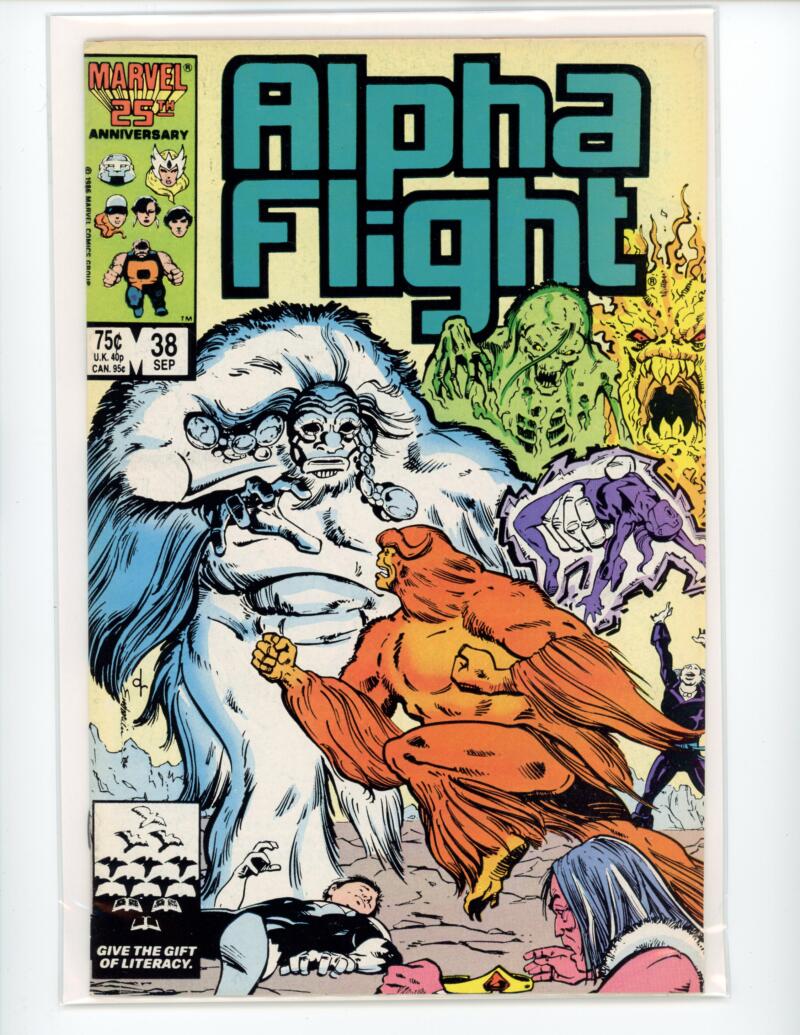 Marvel Alpha Fight #38 September 1986 Comic NM-Mint - B2-8 Image 1