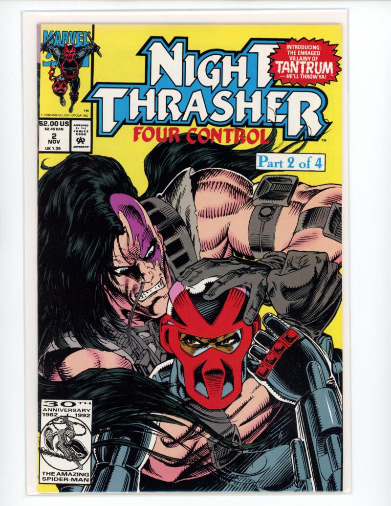 Marvel Night Thrashers Full Control #2 November 1992 Comic NM-Mint - B2-12 Image 1