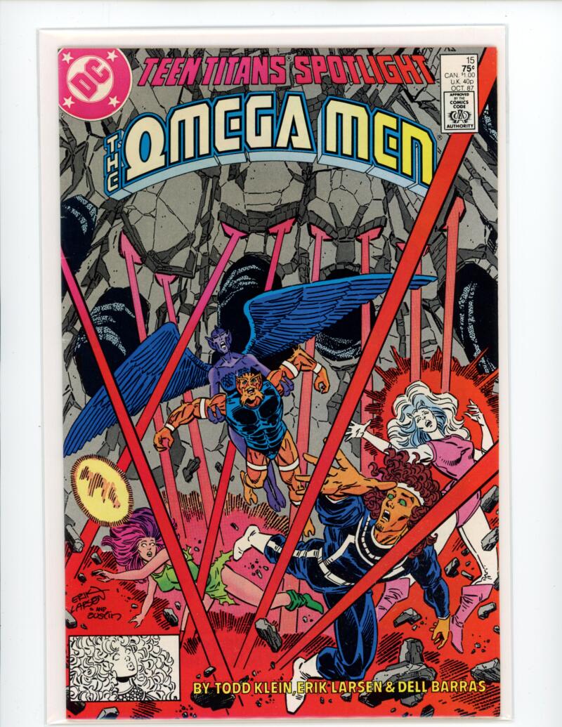 DC Teen Titans Spotlight The Omega Men #15 Oct 1987 Comic NM-Mint - B2-22 Image 1