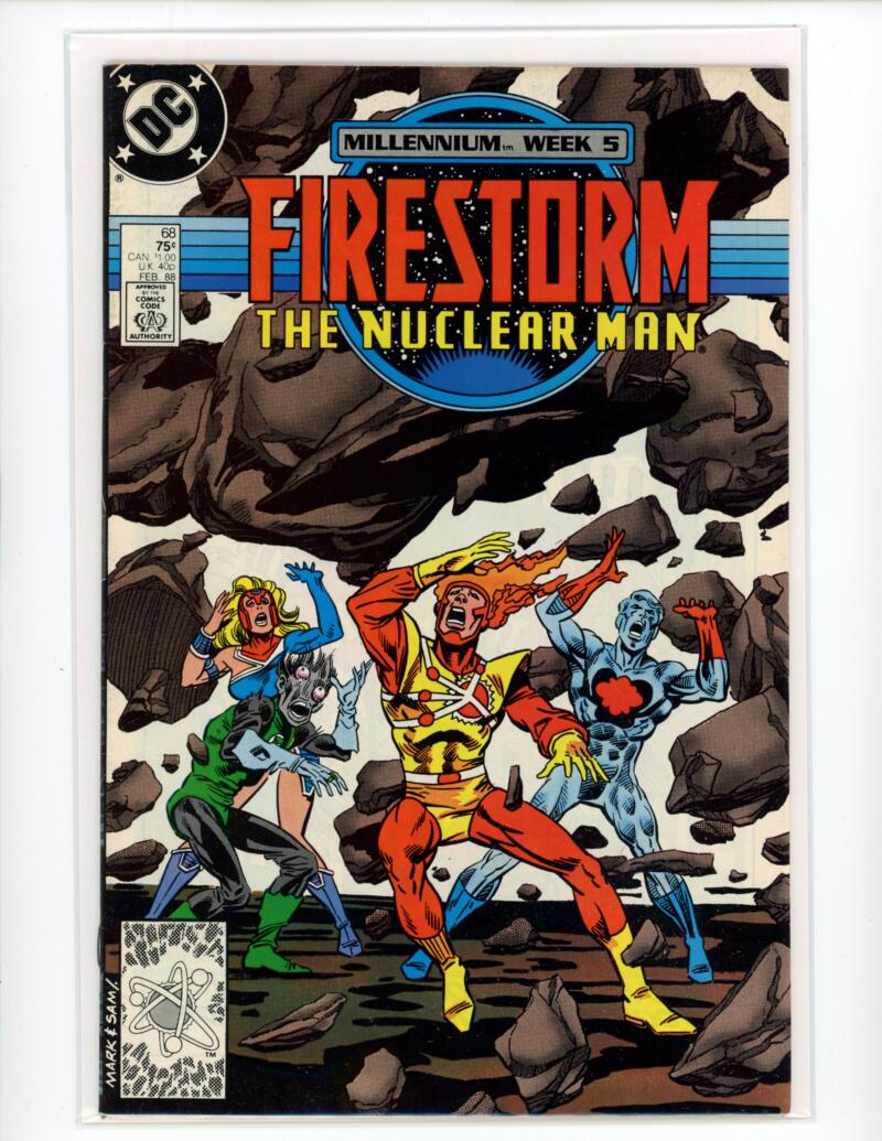 DC Firestorm The Nuclear Man #68 Feb 1988 Comic NM-Mint - B2-24 Image 1
