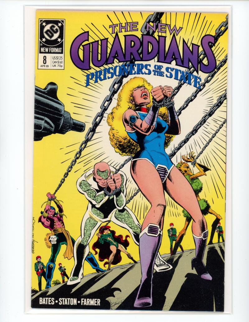 DC The New Guardians Prisoners of State #8 Apr 1988 Comic NM-Mint - B2-25 Image 1