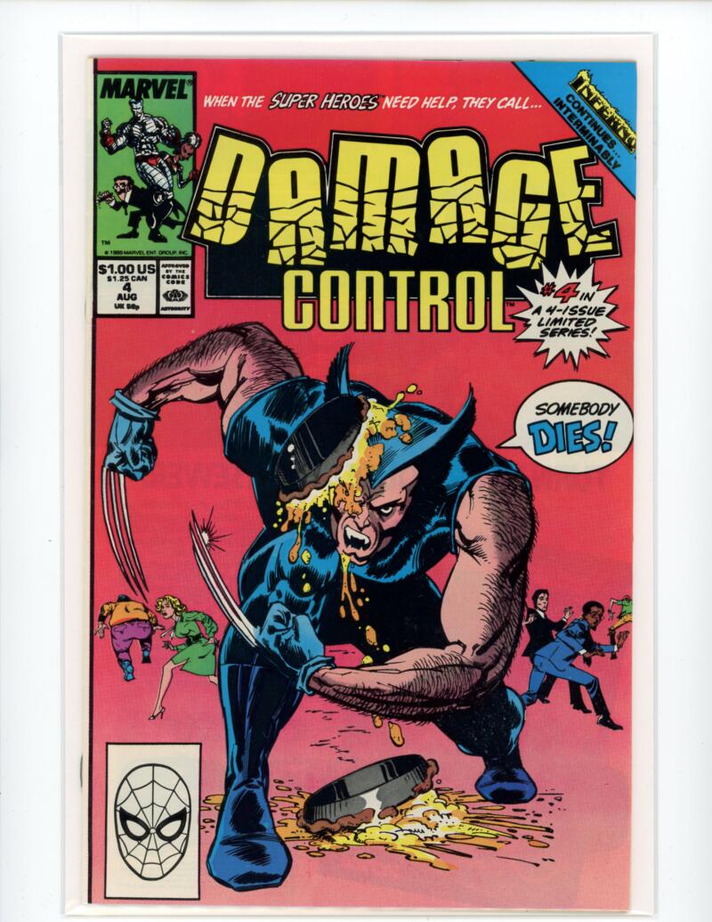 Marvel Damage Control #4 August 1989 Comic Book NM-Mint - B2-31 Image 1