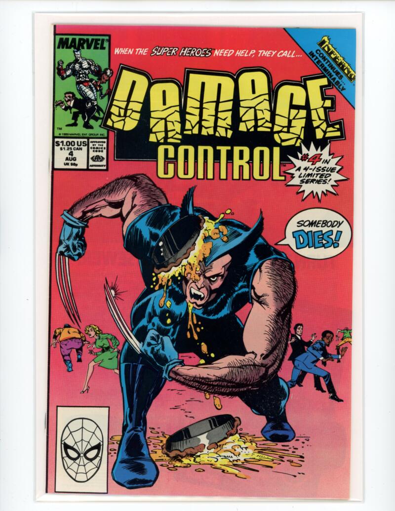 Marvel Damage Control #4 August 1989 Comic Book NM-Mint - B2-32 Image 1