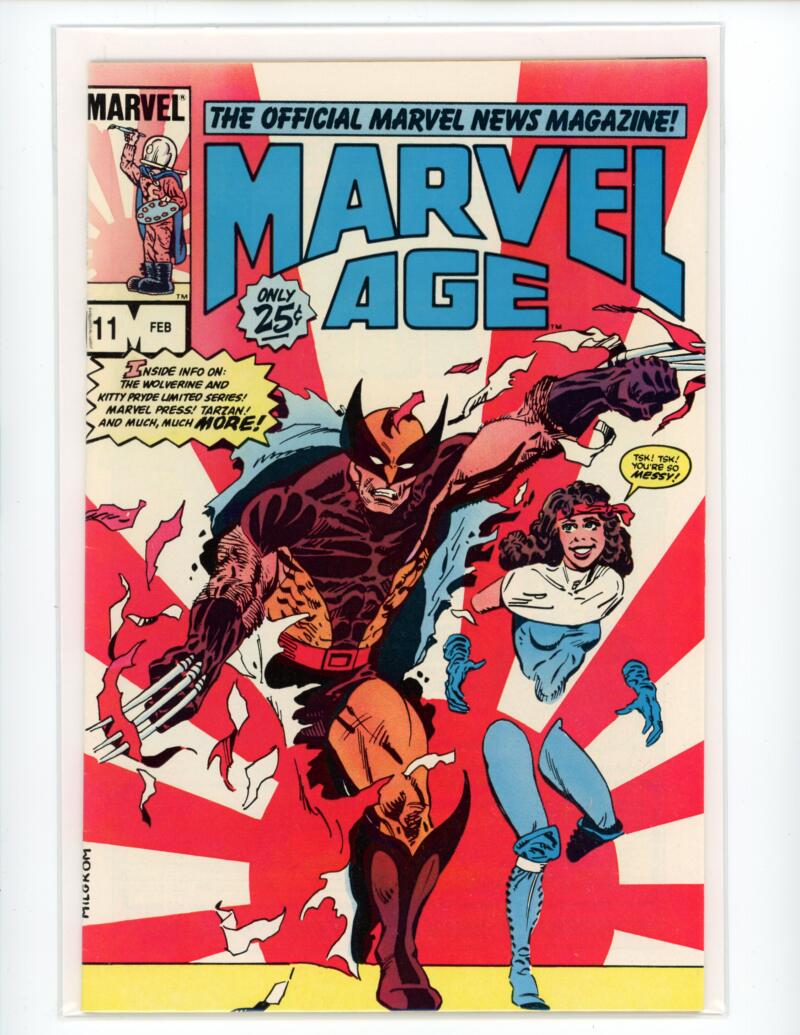 Marvel Marvel Age #11 February 1984 Comic Book NM-Mint - B2-33 Image 1