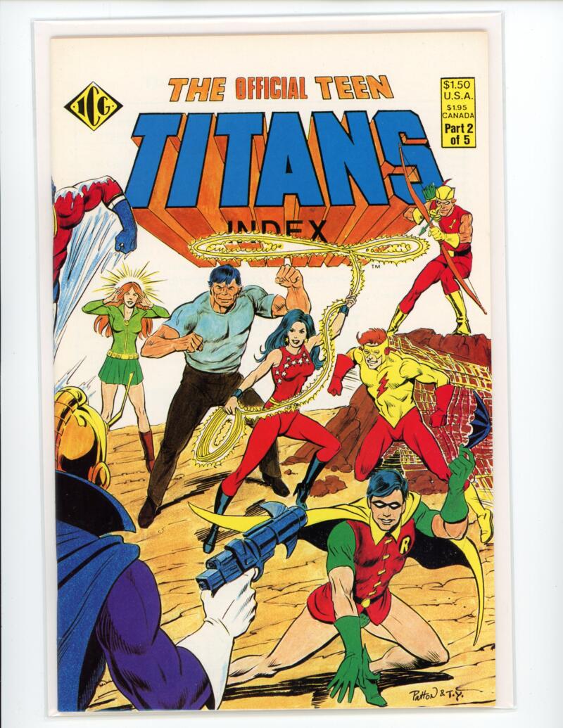 ICG The Official Teen Titans Index #2 1985 Comic NM-Mint - B2-51 Image 1