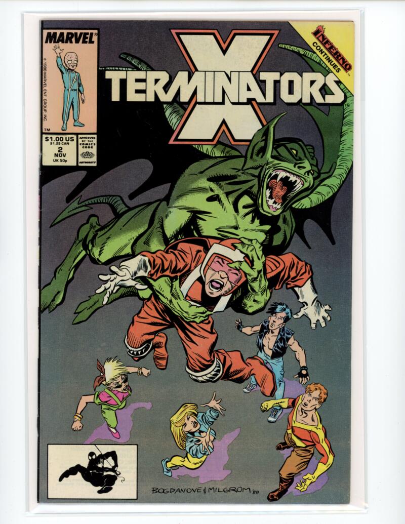 Marvel X-Terminators #2 November 1988 Comic NM-Mint - B2-115 Image 1