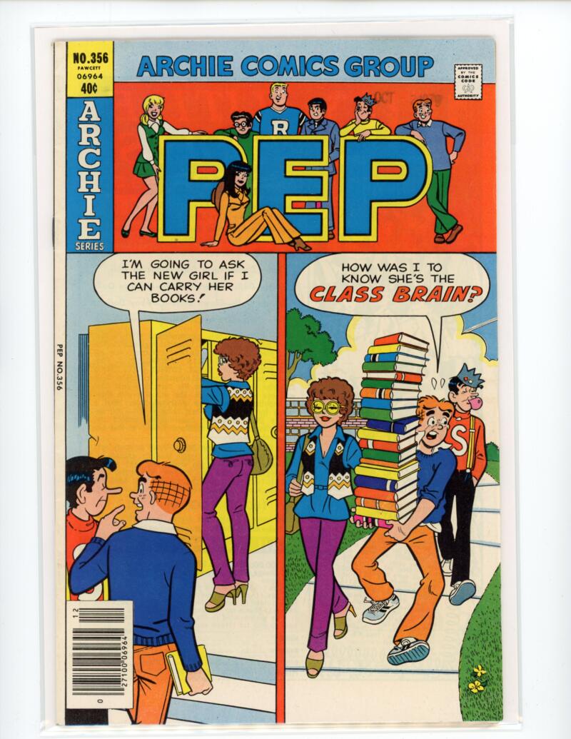 Pep Archie Series #356 1979 Comic VF-NM - B3-2 Image 1
