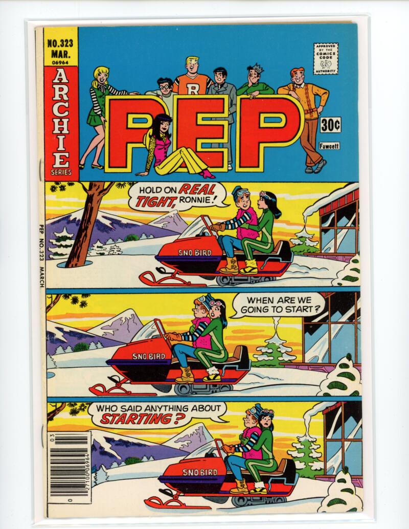 Pep Archie Series #323 1977 Comic VF-NM - B3-5 Image 1