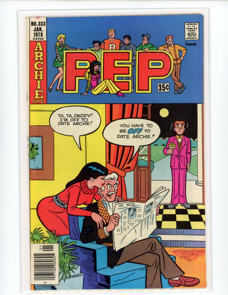 Pep Archie Series #333 1978 Comic VF-NM - B3-7 Image 1