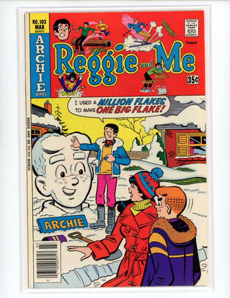 Archie Reggie and Me #103 1978 Comic VF-NM - B3-12 Image 1