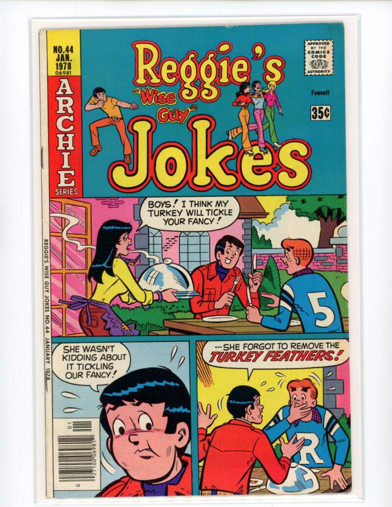 Archie Reggie's "Wise Guy" Jokes #44 1978 Comic VF-NM - B3-15 Image 1
