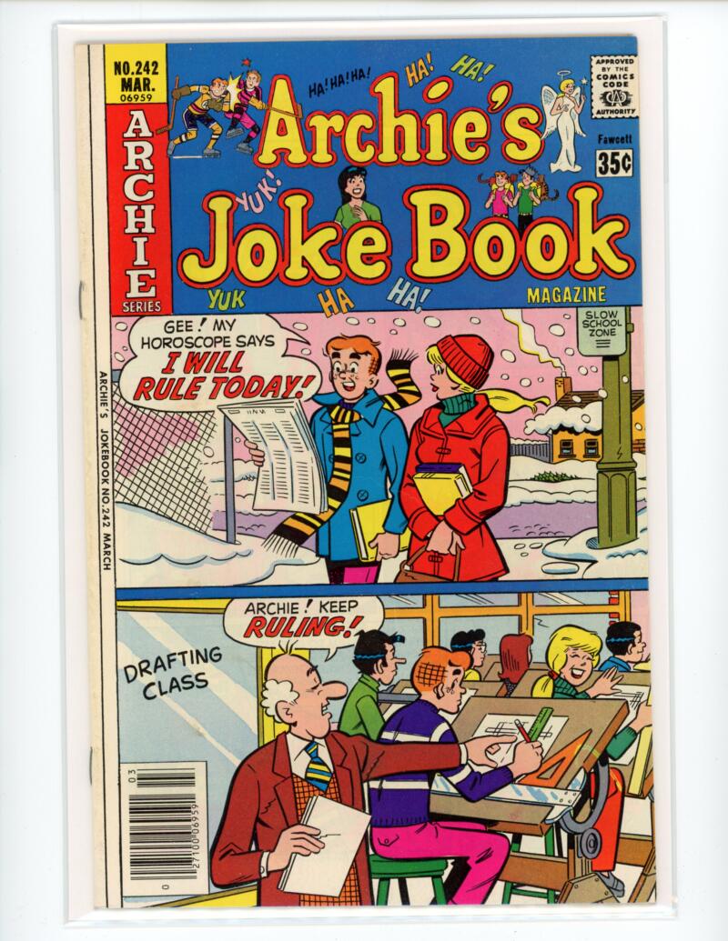 Archie Archie's Joke Book Magazine #242 1978 Comic VF-NM - B3-20 Image 1