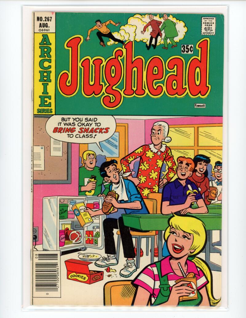 Archie Jughead #267 1977 Bring Snacks to Class Comic VF-NM - B3-21 Image 1