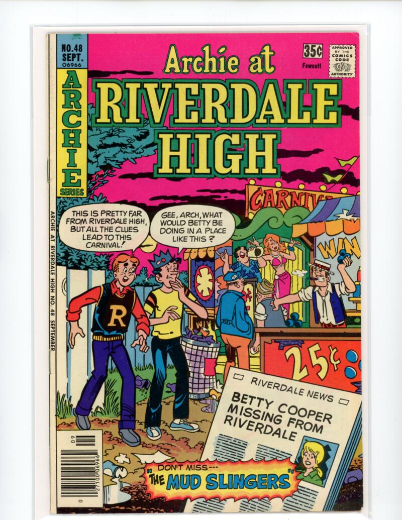 Archie Archie at Riverdale High #48 1977 Magazine Comic Book VF-NM - B3-31 Image 1