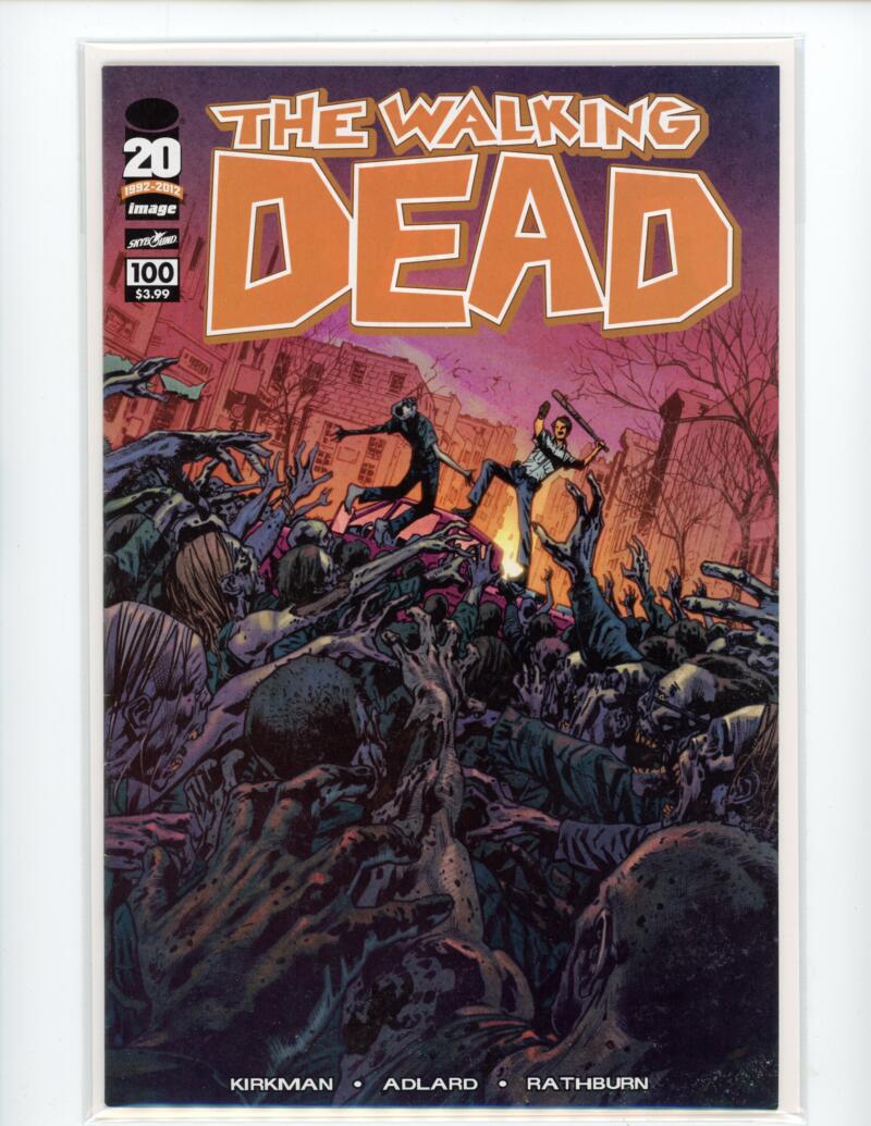 The Walking Dead #100 Image 2012 Death of Glenn Comic Book VF-NM - B3-32 Image 1