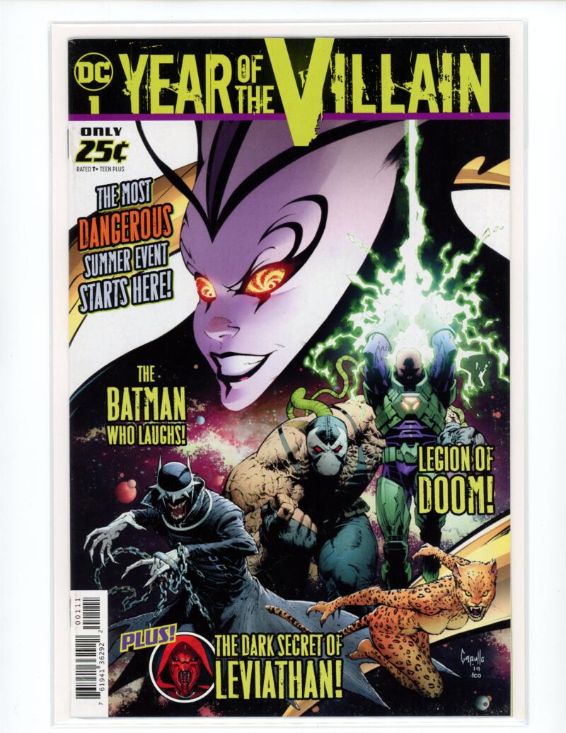 DC Year of the Villain #1 2019 Magazine Comic Book NM+ - B3-89 Image 1