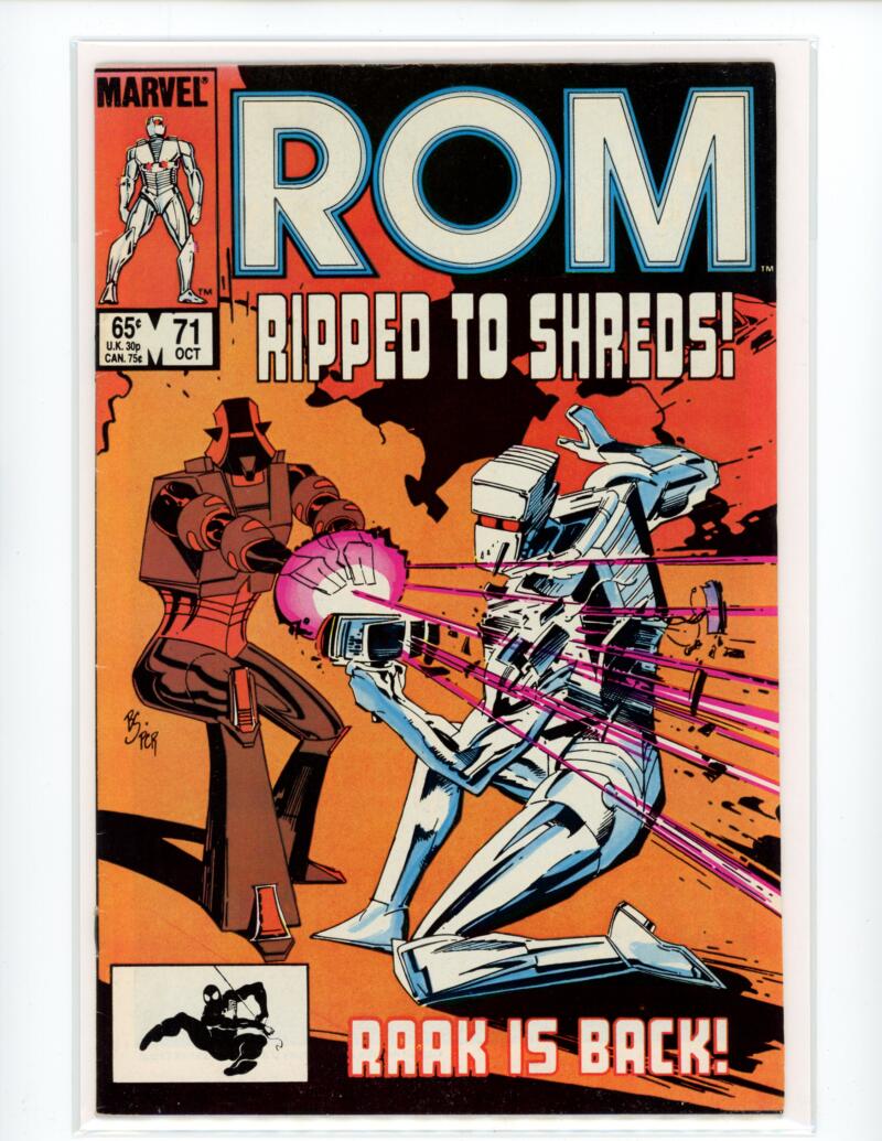 Marvel ROM Ripped To Shreds! #71 1985 Magazine Comic Book Vg-NM - B3-90 Image 1