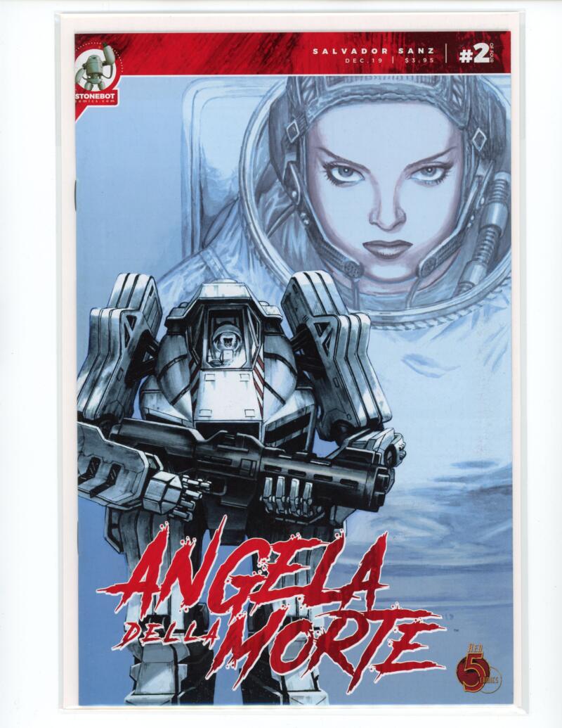 Angela Della Morte #2 Dec. 2019 Red 5 Magazine Comic Book Mint - B3-97 Image 1