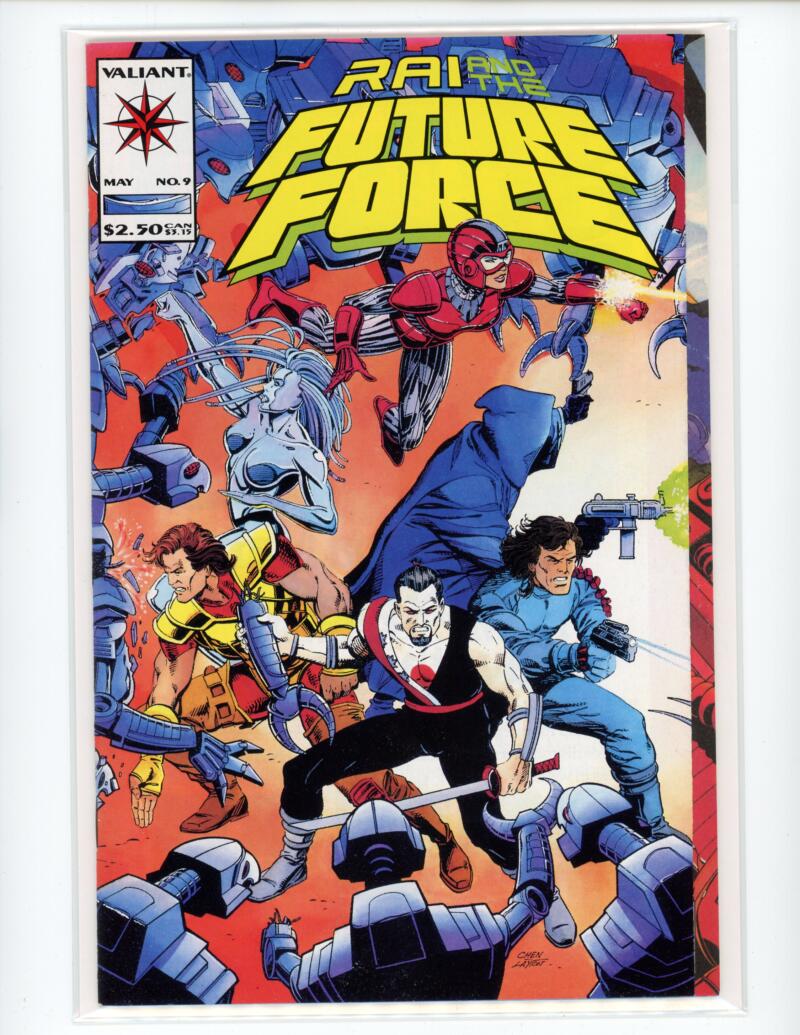 Rai And The Future Force #9 May 1993 Valiant Magazine Comic Book NM+ - B3-102 Image 1
