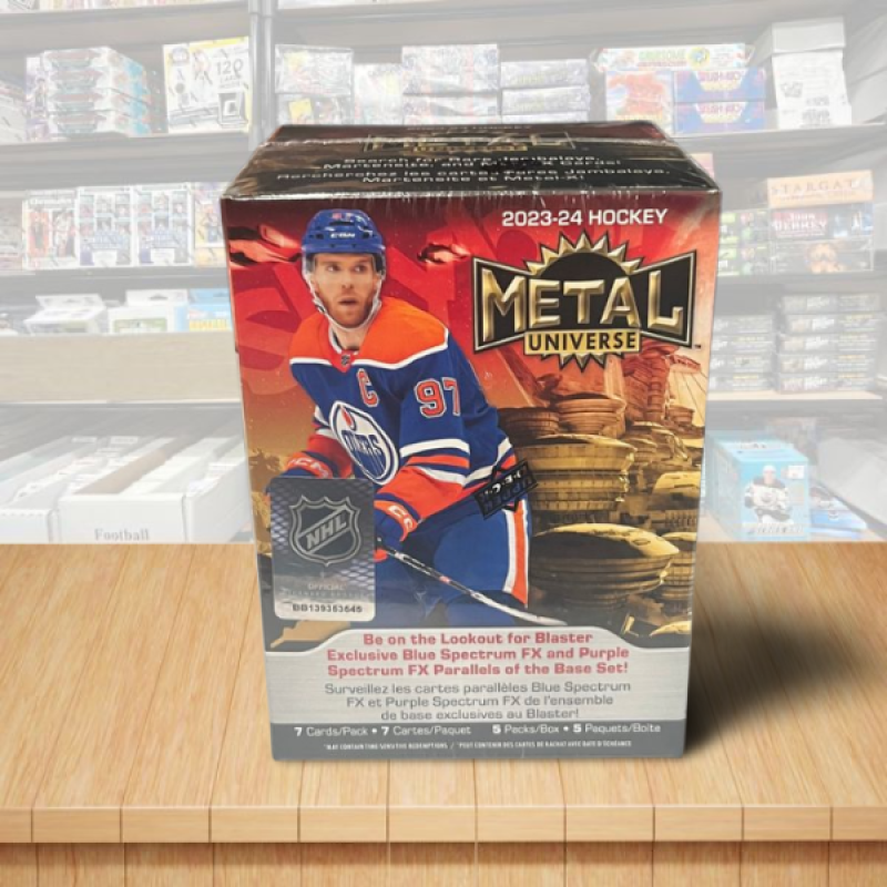 2023-24 Upper Deck Metal Universe Hockey Blaster Box - Look for Bedard Rookies? Image 1