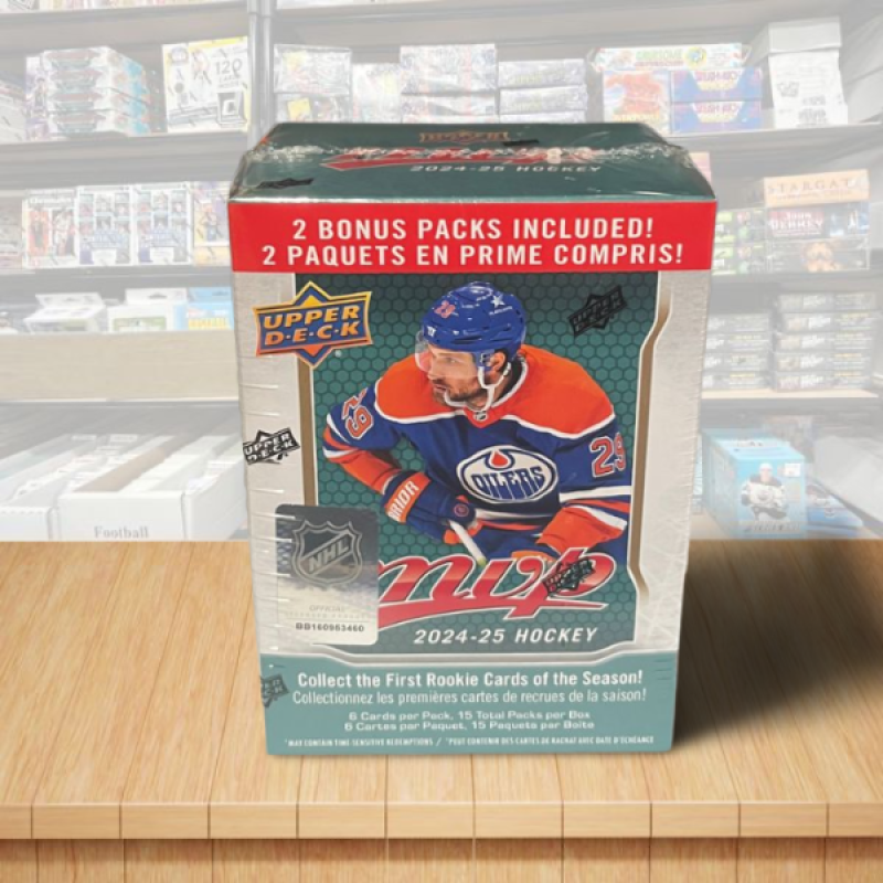 2024-25 Upper Deck MVP Hockey Blaster Box - 15 Pack Box Image 1