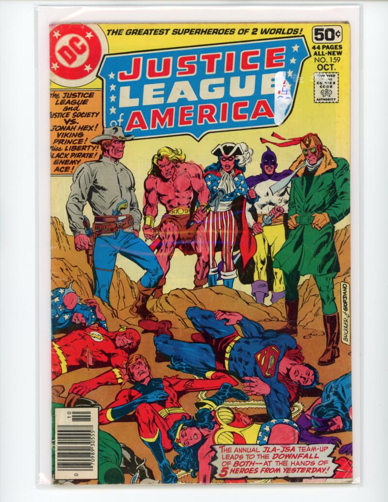 DC Justice League of America #159 1978 Magazine Comic Book VG - B4-25 Image 1